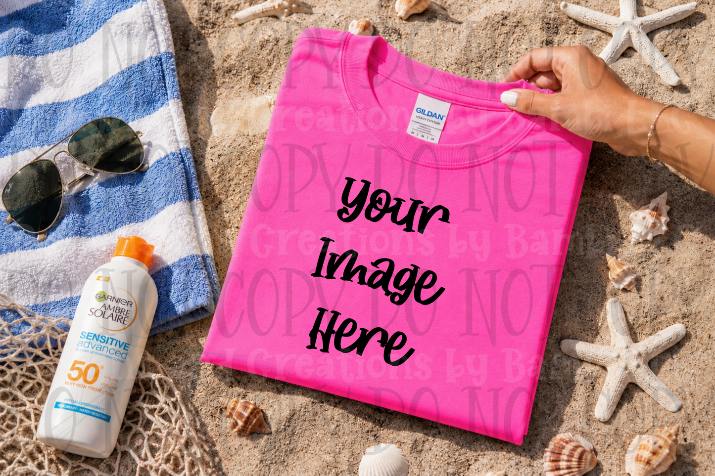 Summer Beach-Lake Apparel Mock Ups (Various Brands)