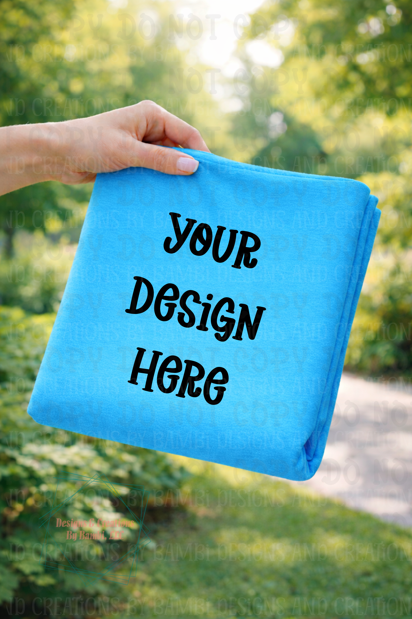 Outdoor Folded Tshirt Apparel Mock Ups