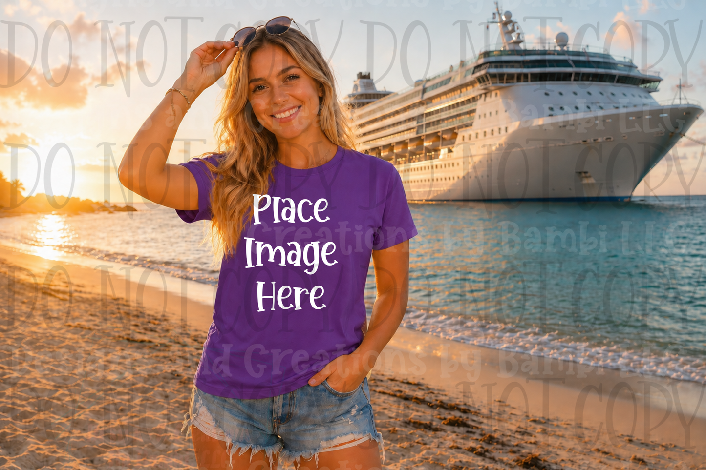 Summer-Cruise Themed Apparel Mock Ups (Bella Canvas and Gildan Brand)