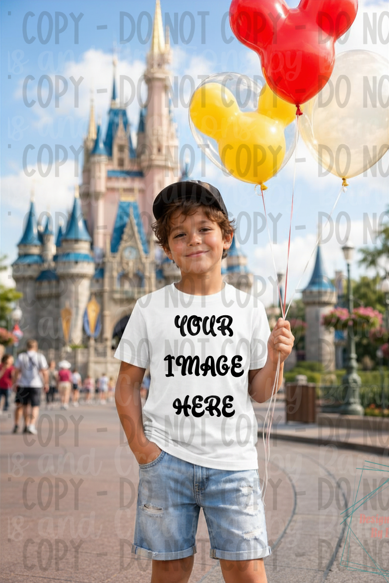 All Disney Theme Park Apparel Mock Ups