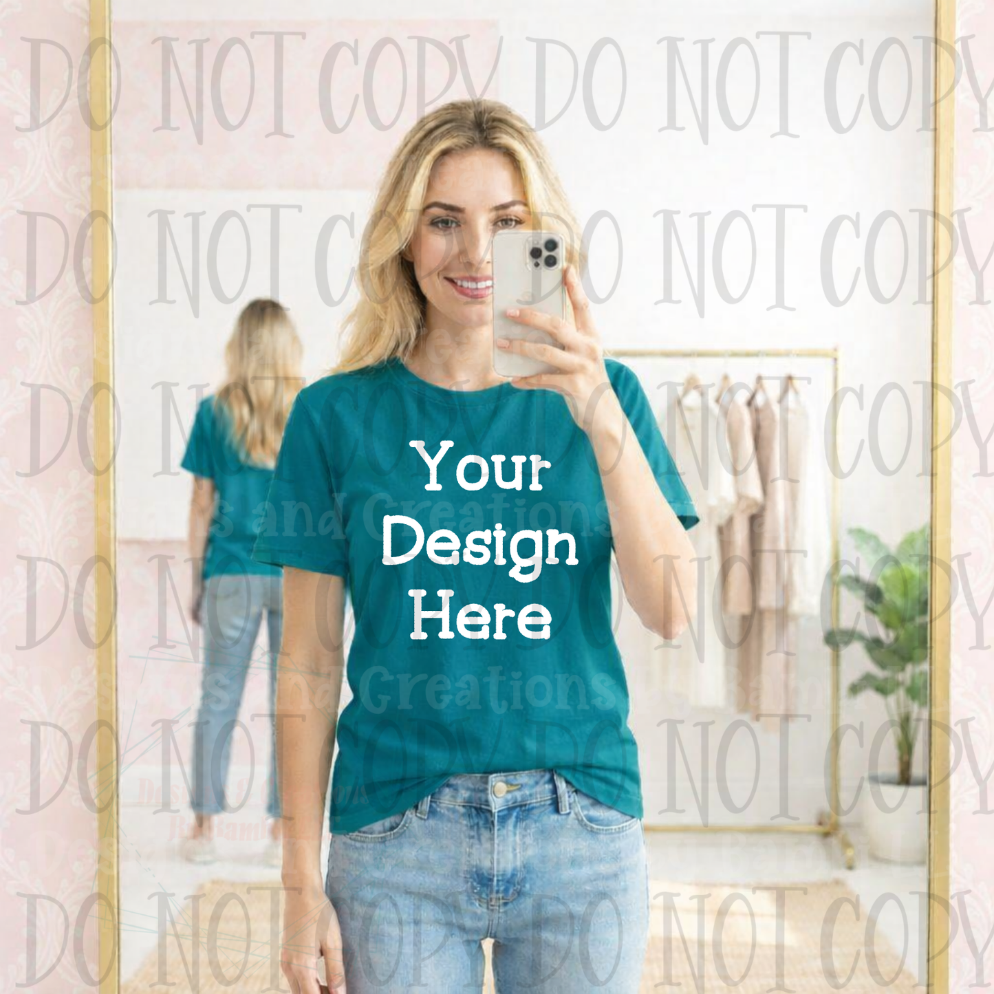 Variety of Boutique Style Apparel Mock Ups (Bella Canvas and Gildan Brands)