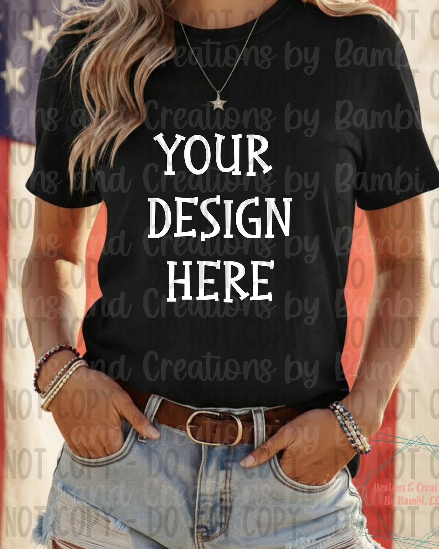 Patriotic- 4th of July Gildan Apparel Mock Ups