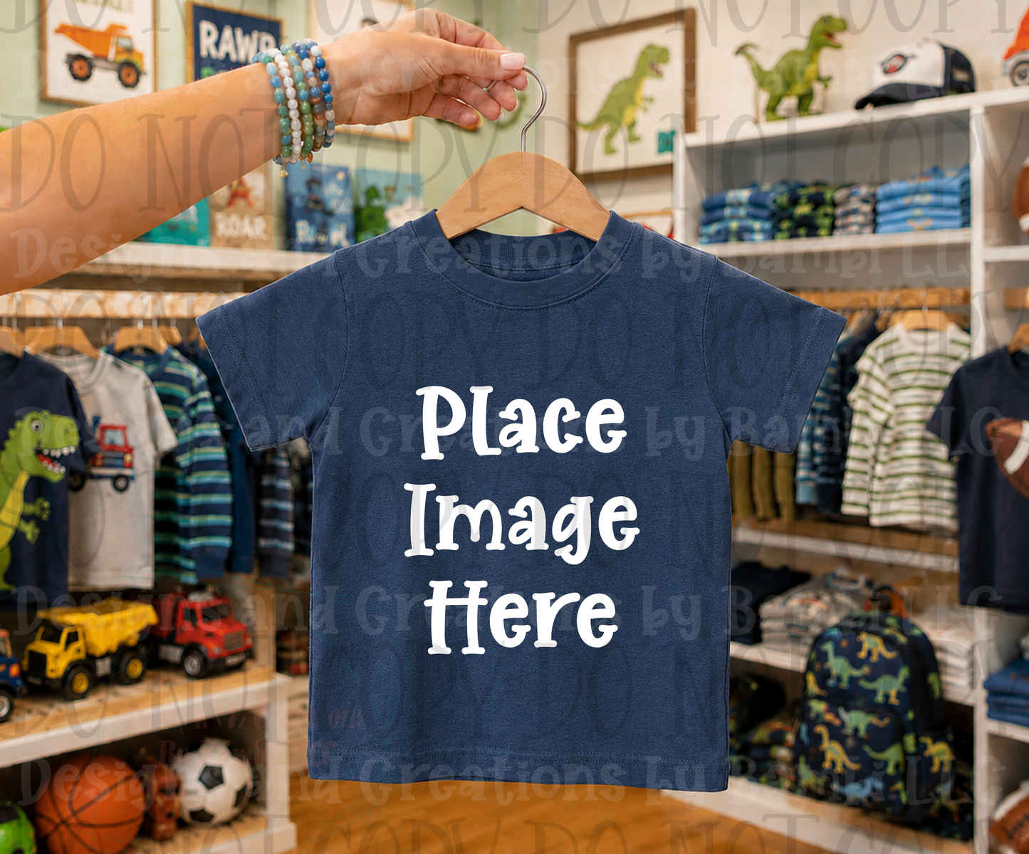 Variety of Boutique Style Shop Adult and Children Apparel Mock Ups (Various Brands)