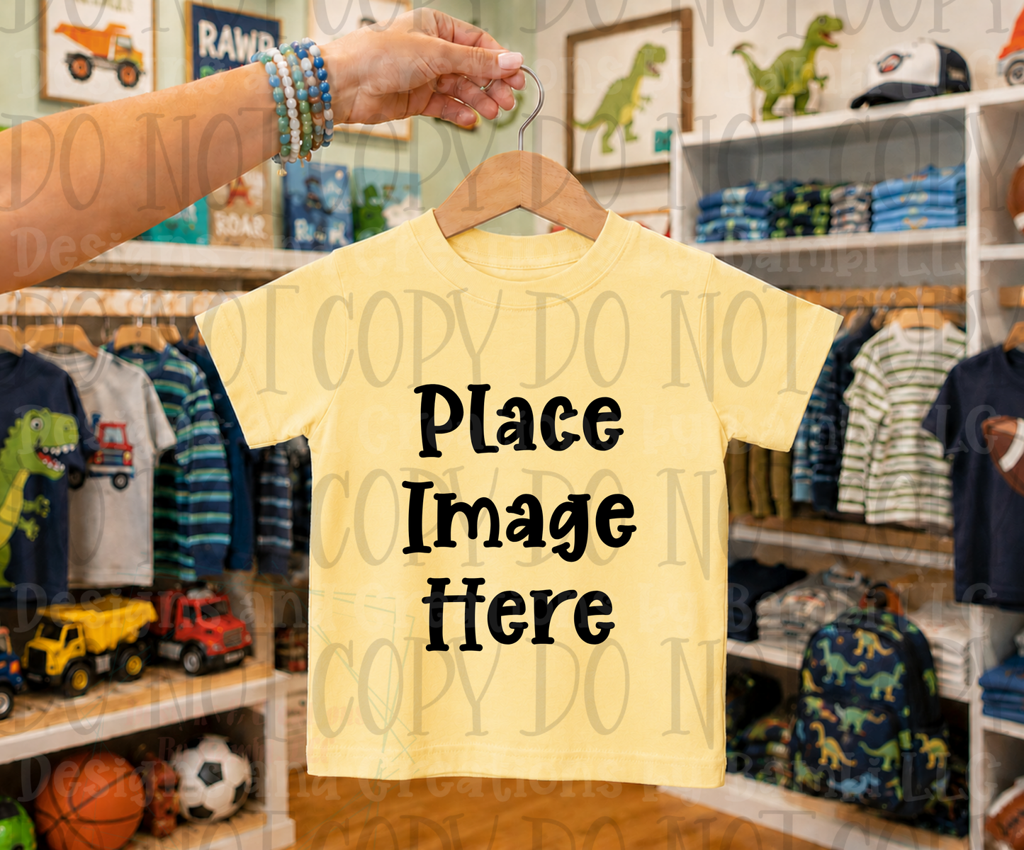 Variety of Boutique Style Shop Adult and Children Apparel Mock Ups (Various Brands)