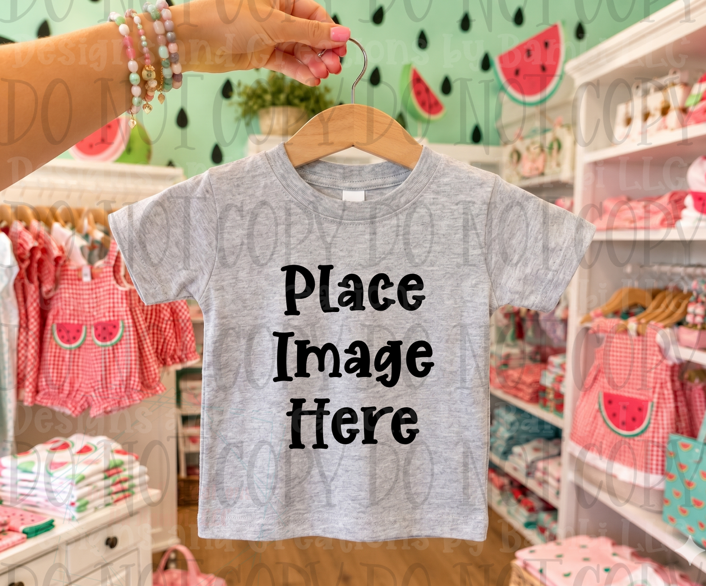 Variety of Boutique Style Shop Adult and Children Apparel Mock Ups (Various Brands)