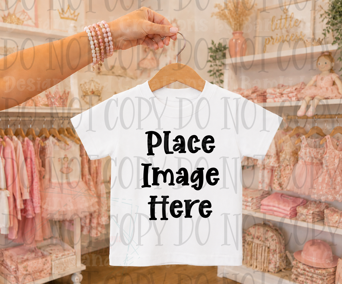 Variety of Boutique Style Shop Adult and Children Apparel Mock Ups (Various Brands)