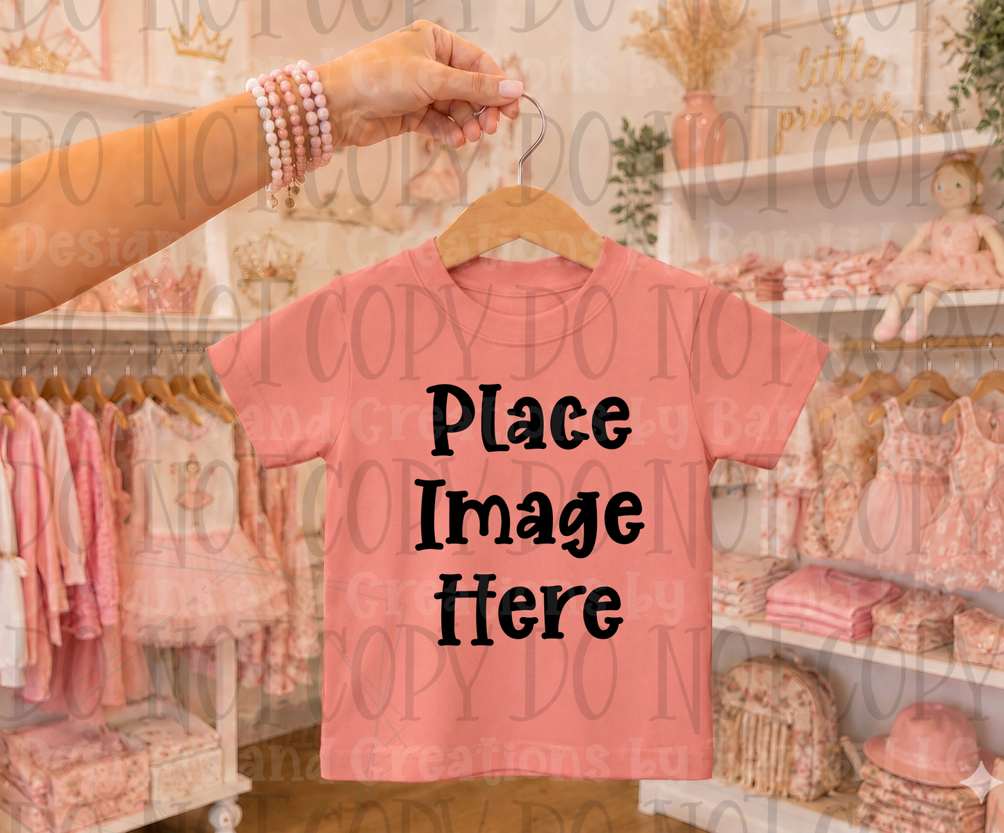 Variety of Boutique Style Shop Adult and Children Apparel Mock Ups (Various Brands)