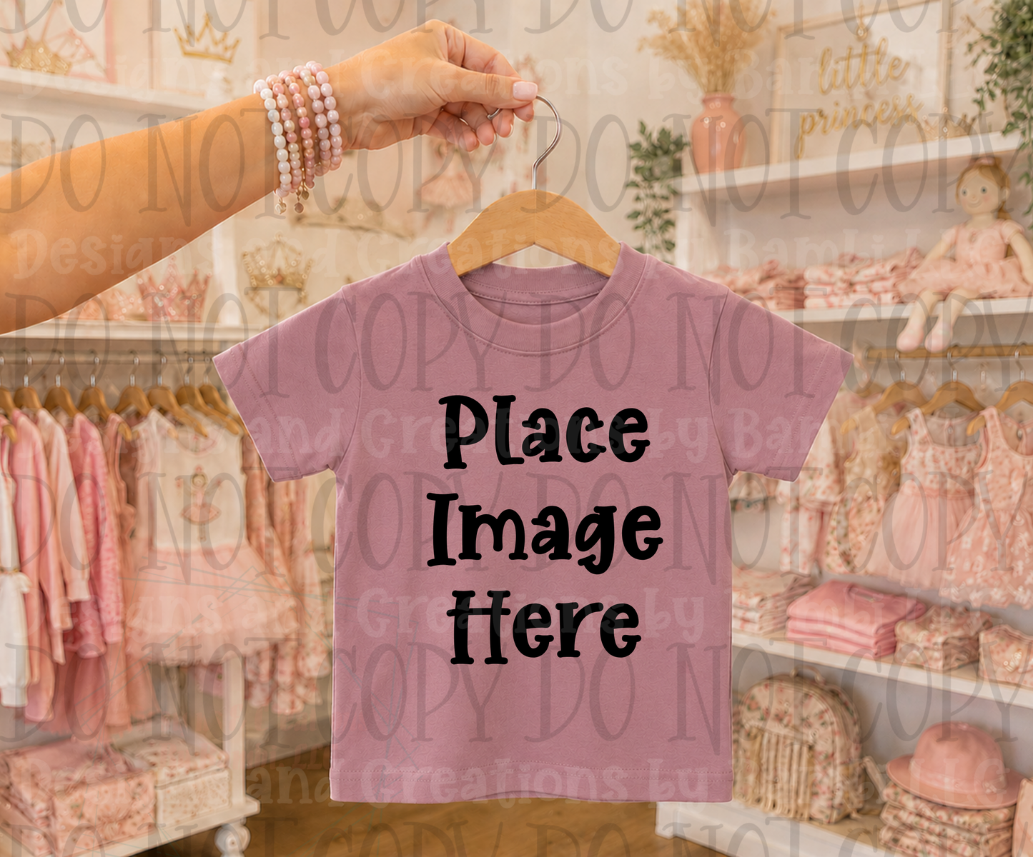 Variety of Boutique Style Shop Adult and Children Apparel Mock Ups (Various Brands)