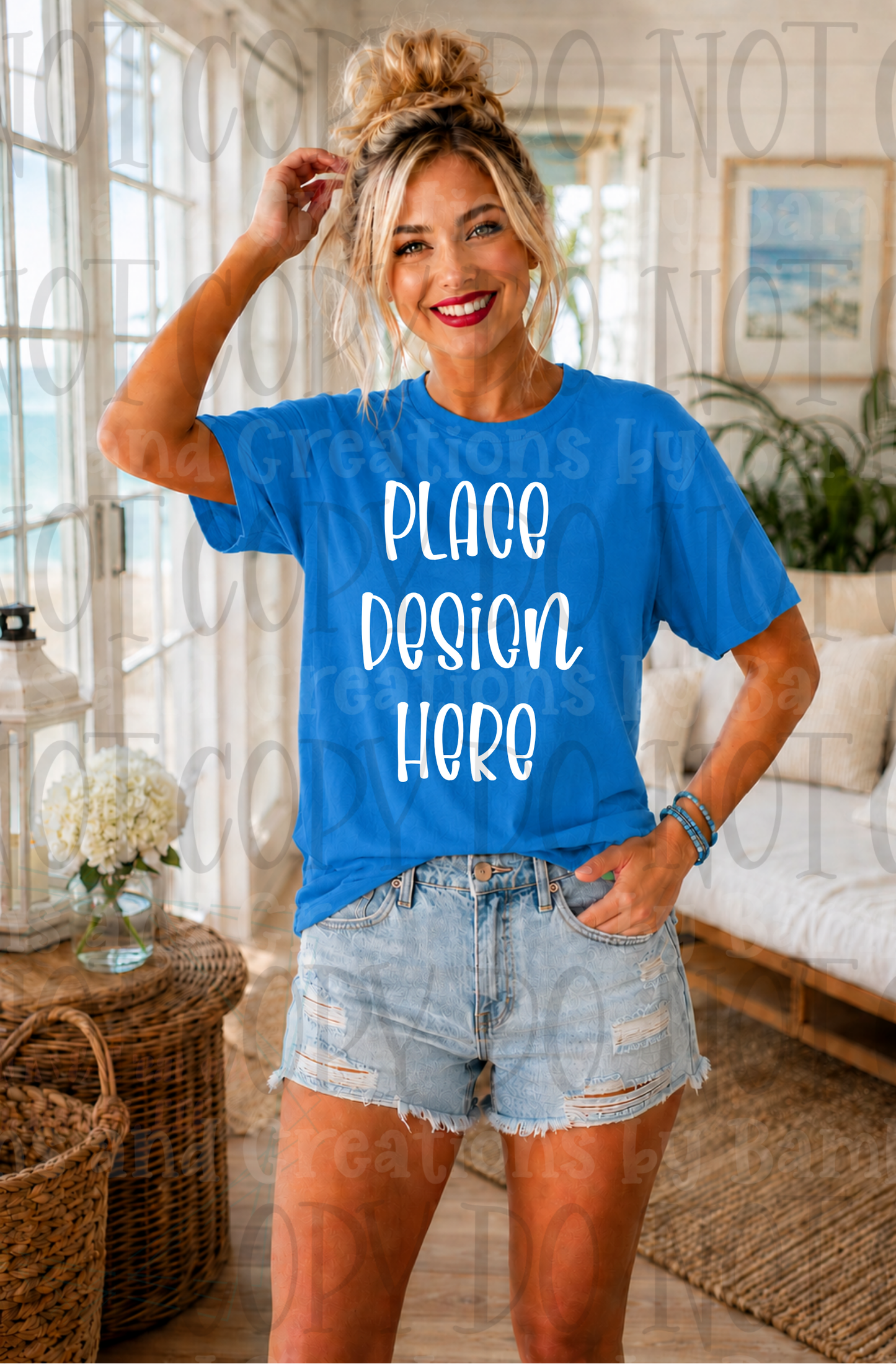 Variety of Boho Style Apparel Mock Ups (Bella Canvas and Gildan Brands)