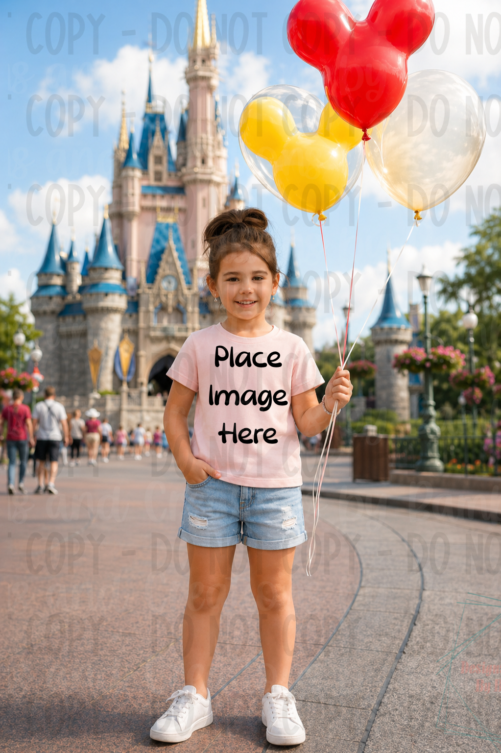 Child Theme Park Gildan Apparel Mock Ups