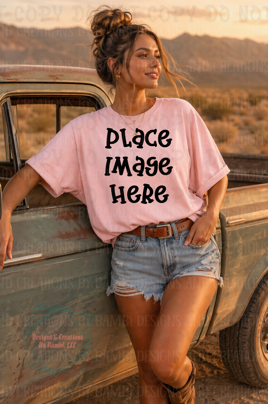 Boutique Themed Outdoor Lifestyle Scene Gildan Apparel Mock Ups