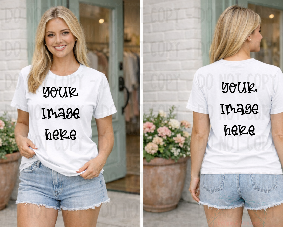 Spring-Summer Themed Gildan Apparel Mock Ups