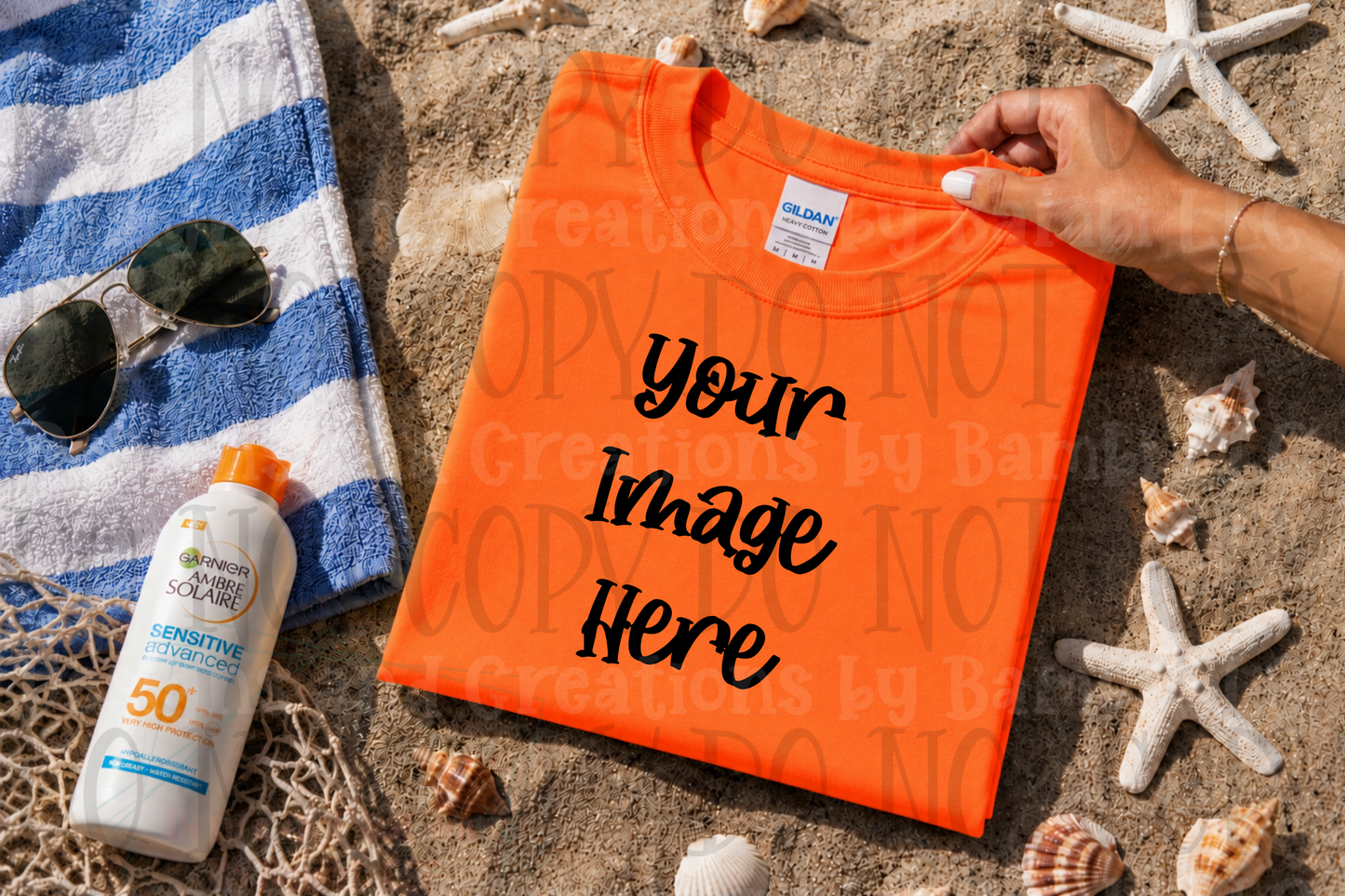 Summer Beach-Lake Apparel Mock Ups (Various Brands)