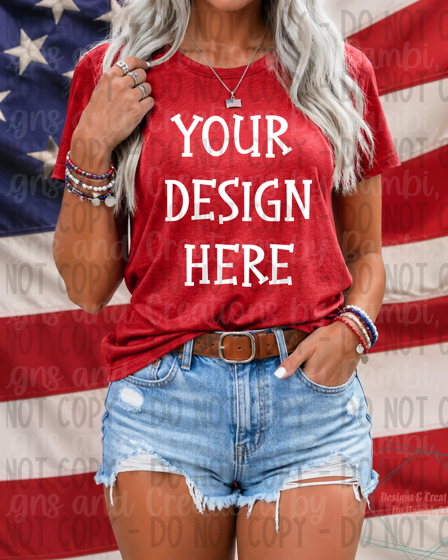 Patriotic- 4th of July Gildan Apparel Mock Ups