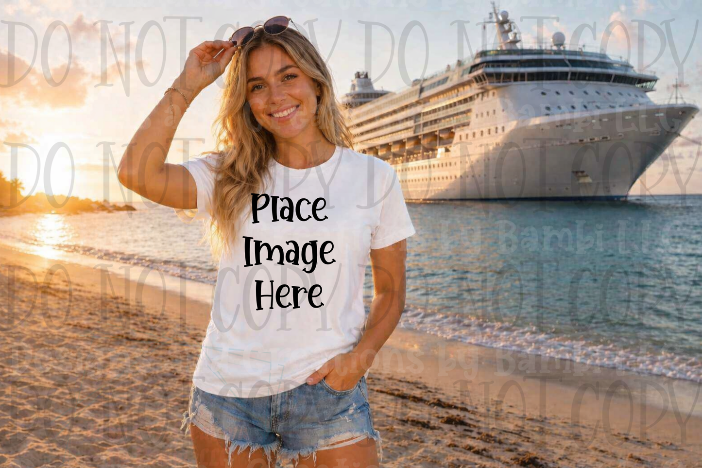 Summer-Cruise Themed Apparel Mock Ups (Bella Canvas and Gildan Brand)