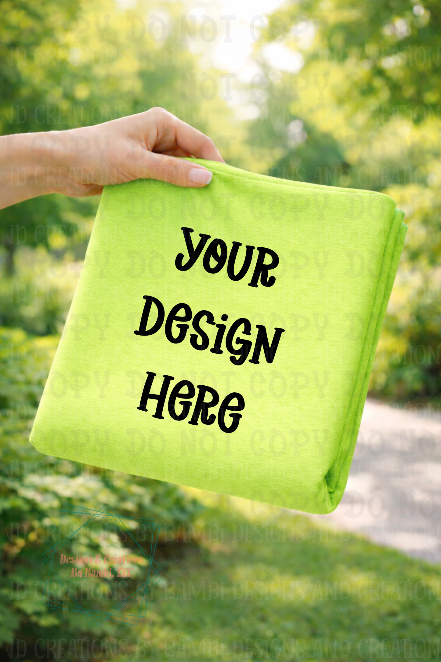 Outdoor Folded Tshirt Apparel Mock Ups