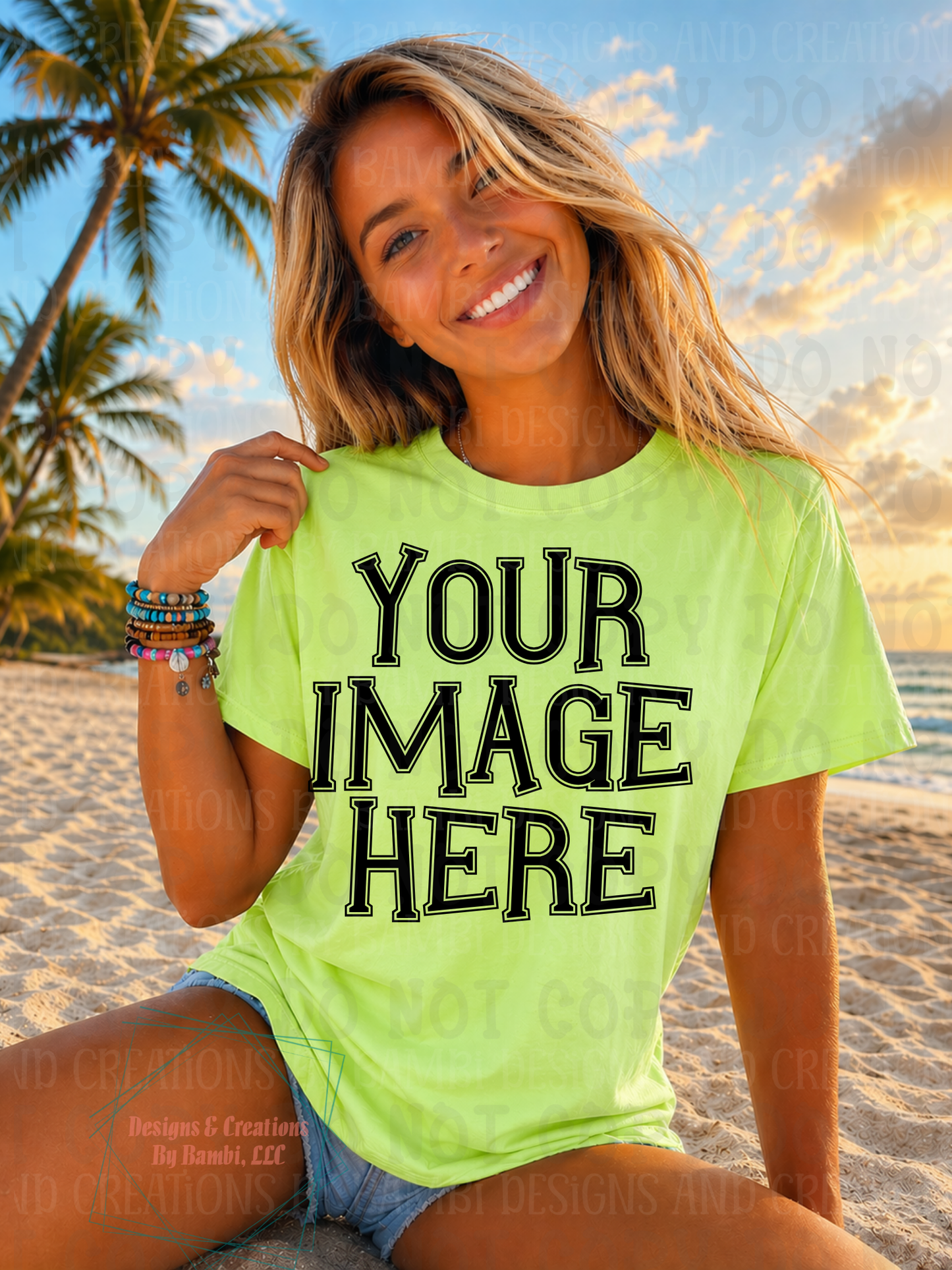 Beach-Cruise Gildan Apparel Mock Ups