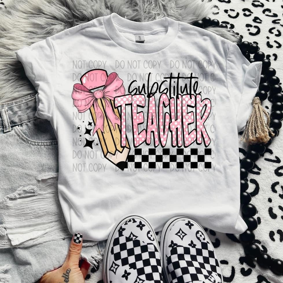 Pink Polka Dot and Checkered Teacher Collection