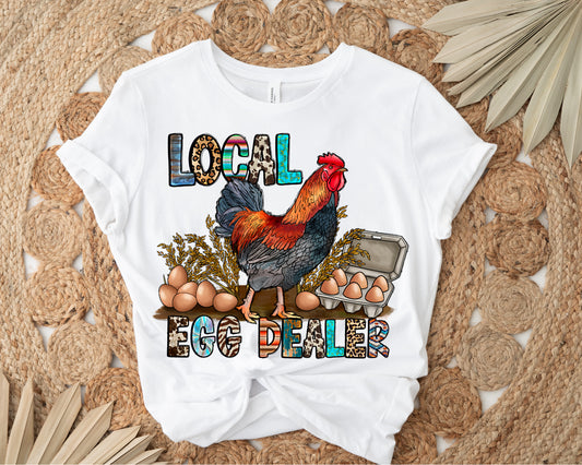 Local Egg Dealer Completed Tee- Adult