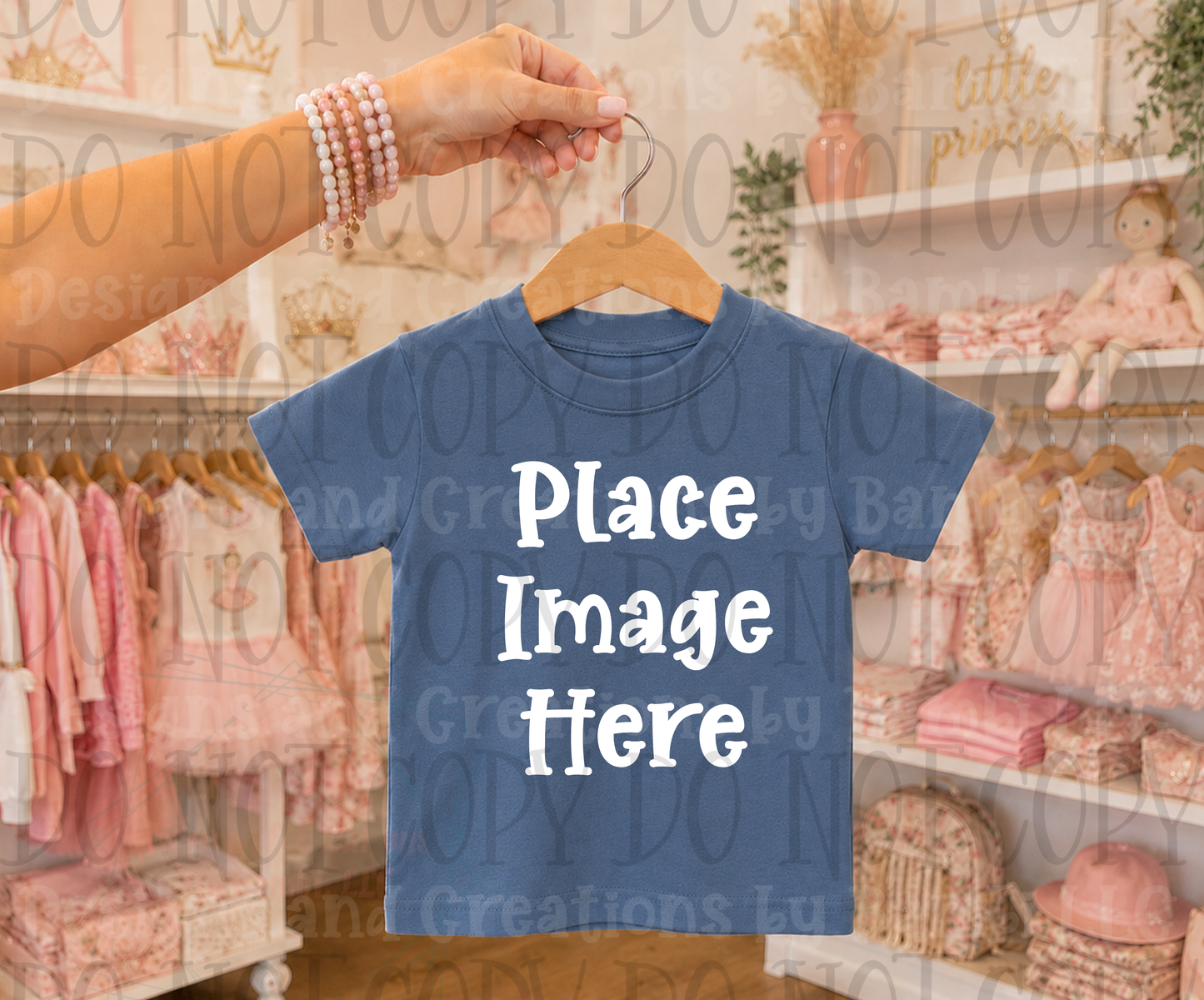 Variety of Boutique Style Shop Adult and Children Apparel Mock Ups (Various Brands)