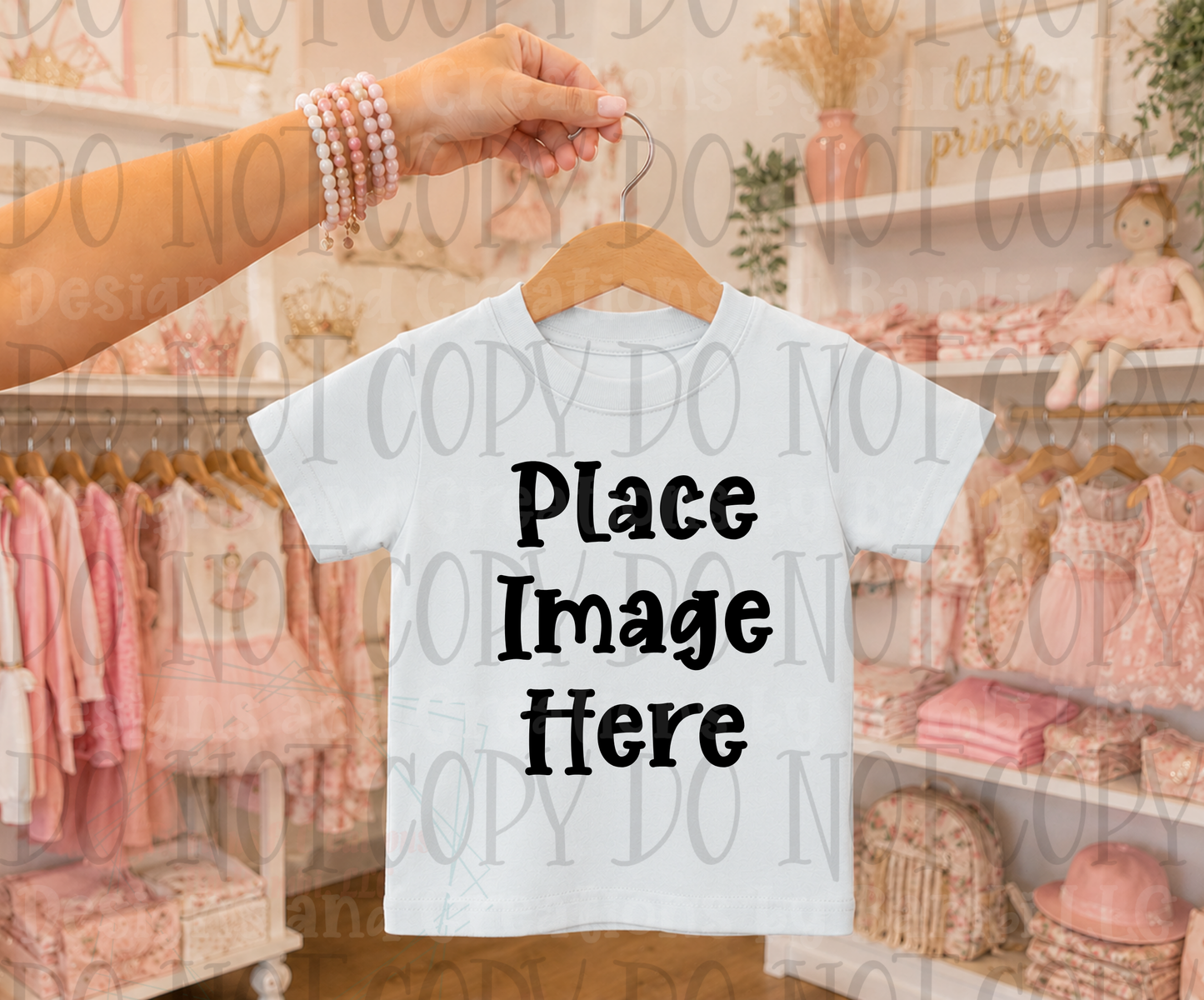 Variety of Boutique Style Shop Adult and Children Apparel Mock Ups (Various Brands)
