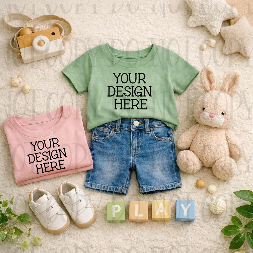 Mommy and Me Boutique Themed Apparel Mock Ups