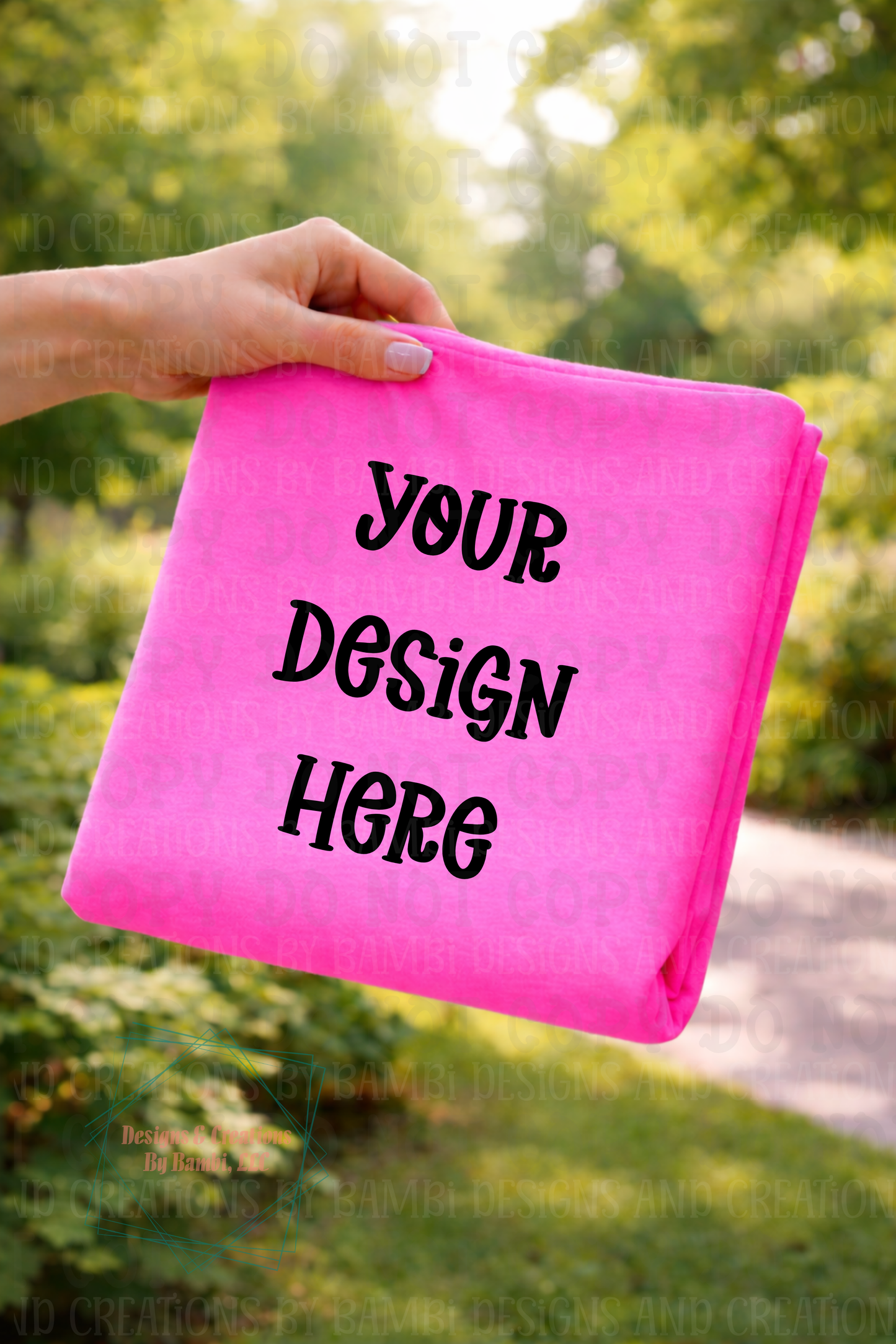 Outdoor Folded Tshirt Apparel Mock Ups