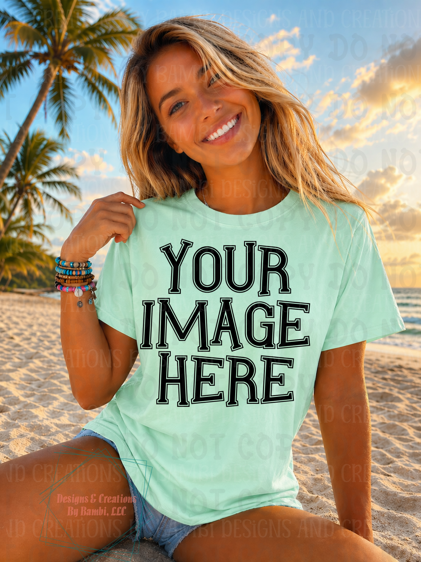 Beach-Cruise Gildan Apparel Mock Ups