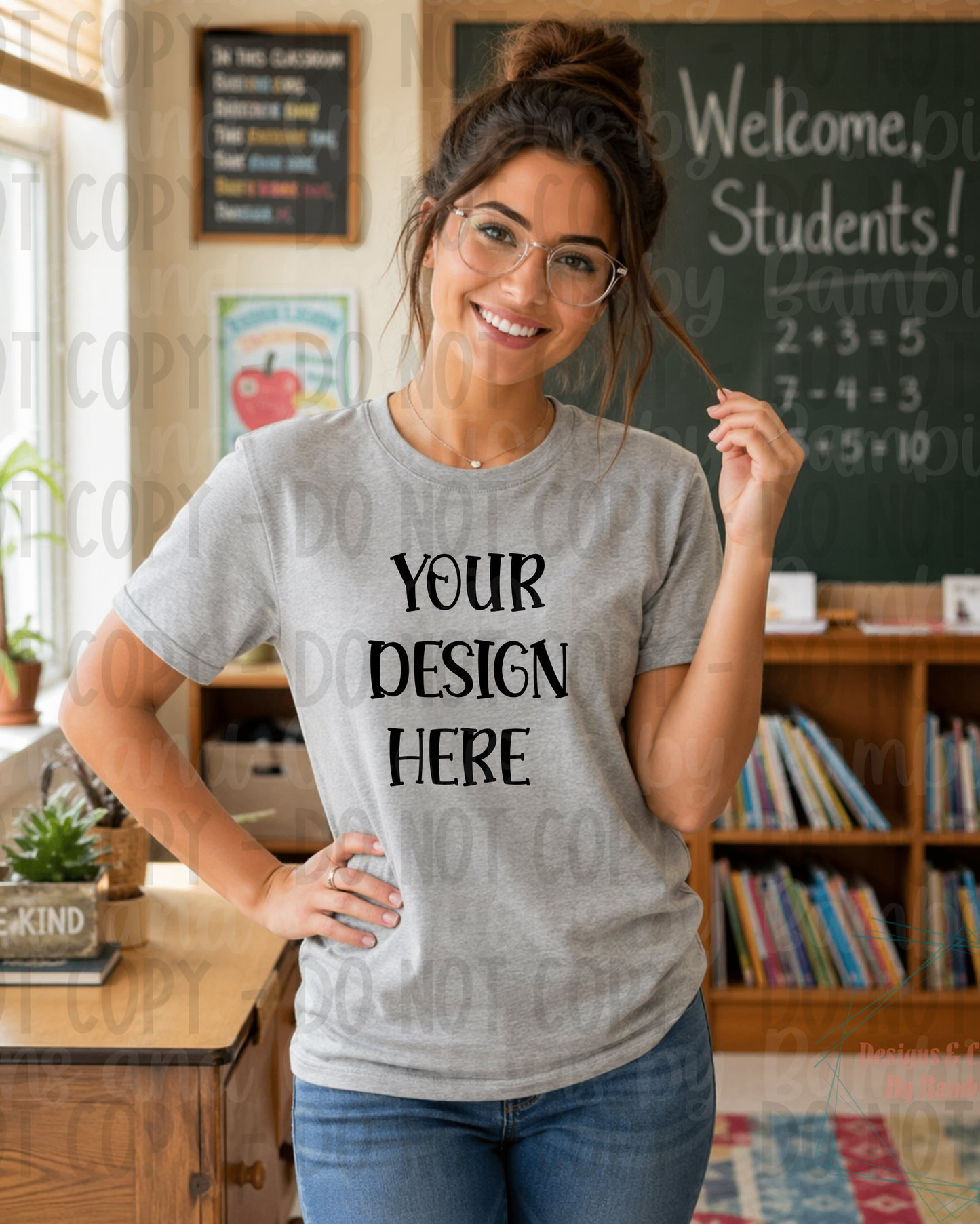 Teacher Life Gildan Apparel Mock Ups