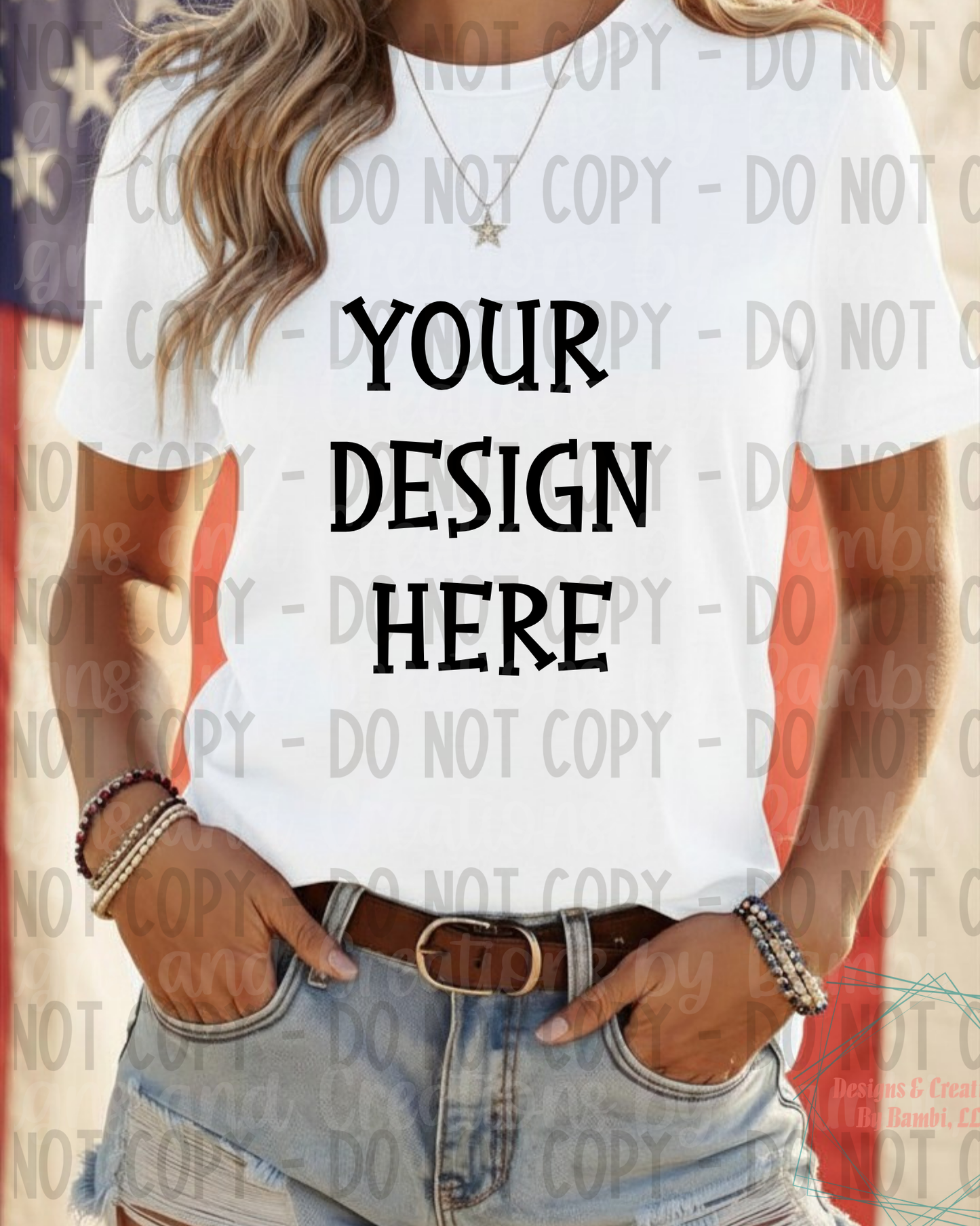 Patriotic- 4th of July Gildan Apparel Mock Ups