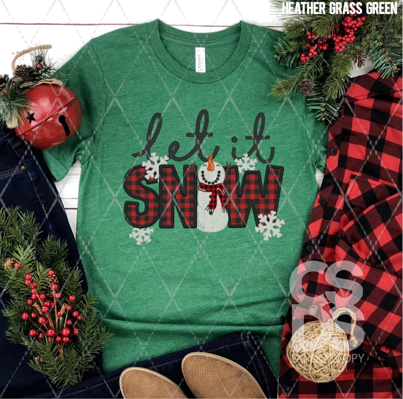 Let it Snow with Buffalo Plaid