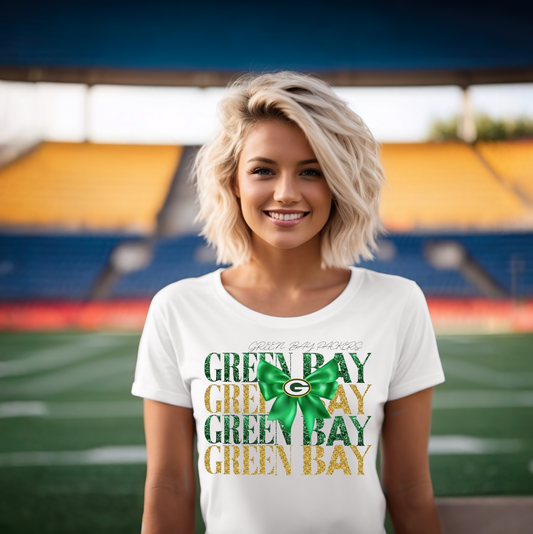 Green Bay Packers With Bow