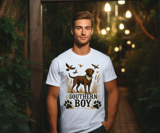 Southern Boy With Lab