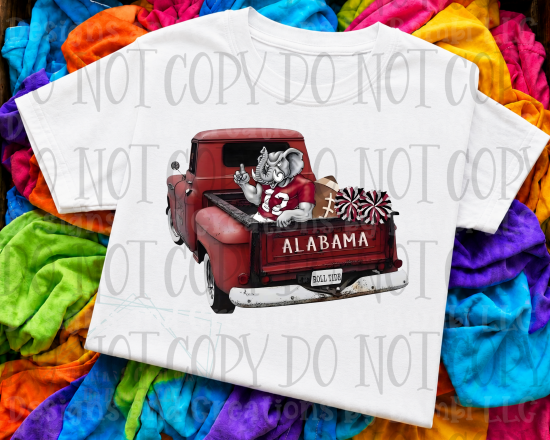 Alabama Roll Tide with Truck