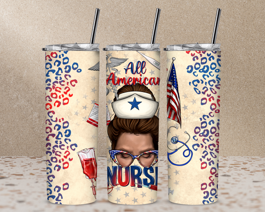 All American Nurse Tumbler