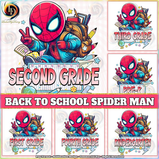 Superhero Back To School Grades Collection
