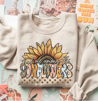 Among Sunflowers