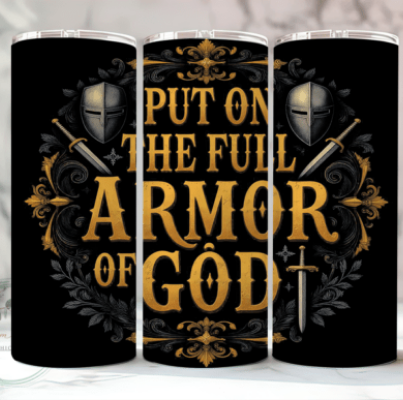 Armor Of God Sublimation Tumbler