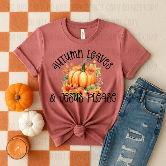 Autumn Leaves & Jesus Please