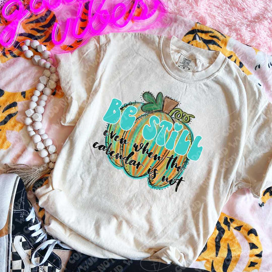 Be Still Fall Themed with Pumpkin