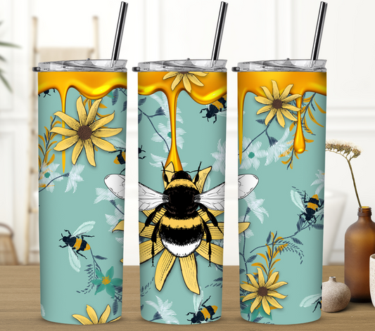 Bee And Honey Sublimation Tumbler