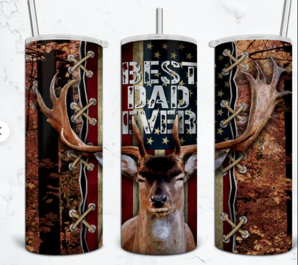 Best Day Ever with Deer 20 oz Tumbler