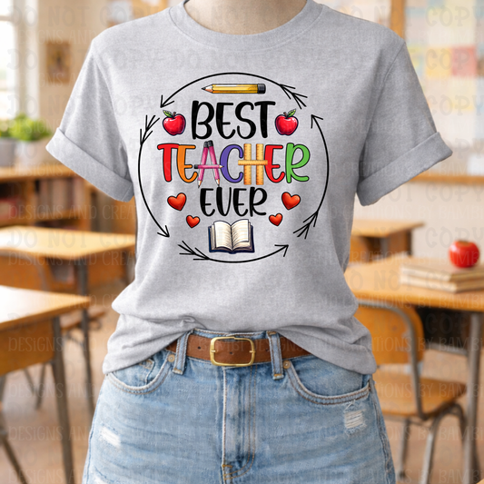 Best Teacher Ever with Arrows