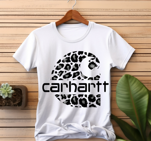 Black and Grey Leopard Carhartt