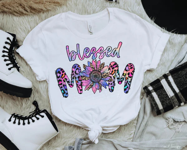 Blessed Mama Multi Color Leopard