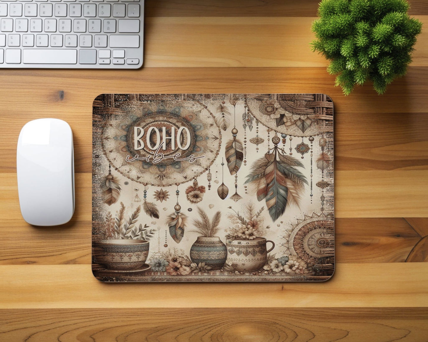 Boho Vibes Mouse Pad