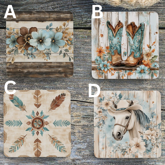 Boho Western Coaster Set 1
