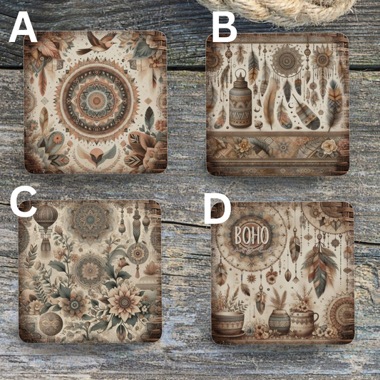 Boho Western Coaster Set 2