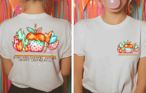 Bonfires-Caramel Apples-Crispy Leaves (Pocket/Back)