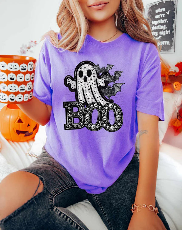 Boo Ghost Rhinestone